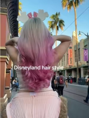 Overnight blowouts never fail me #overnighthairstyles#overnightblowout##heatlessblowout#disneylandcalifornia#disneyhair