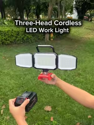 Portable Work Light - Compatible with Your Milwaukee Batteries.💡🔋 Check The Orange Cart Below.✨#ecarke #light #worklight #milwaukee #tiktokshopstockup 