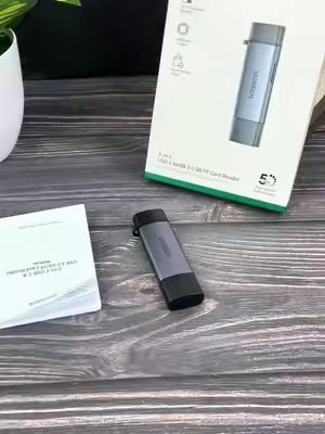 Grab the UGREEN 2-in-1 card reader now- lightning-fast transfers, dual card slots, and a limited -time discount waiting for you!🚀#techvibes #SDCardReader #TechTok #tiktokmademebuyit #PhoneAccessories 