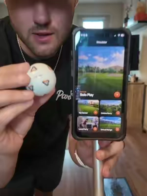 The best and easiest way to golf at home! @Benchmark Golf  #golfer #golf #tiktokshopcreatorpicks #tiktokshopstockup #golfsimulator 
