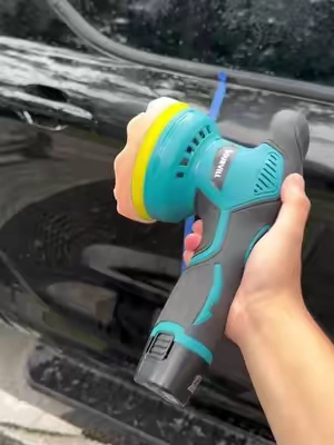 This polishing kit includes almost all the pads needed for polishing cars; if you own a car, one set is all you need. #cardetailing #toolset #carsoftiktok #carpolisher #carwash 