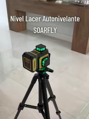 Nivel SOARFLY X16 Laser Level with Tripod, 4 x 360 Self Leveling Line Laser, 16 Lines 4D Green Laser, Cross Lines Tool with 2 Batteries for Tile, Picture Hanging, Home Renovation #soarfly #level #renovation #TikTokShopFallDealsForYou #TikTokShopStockUp 