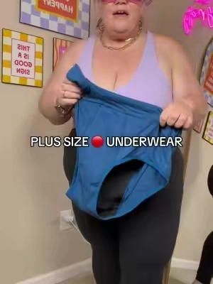 This plus size period underwear comes up to size 5X and has a super absorbent pad that goes all the way from the front all the way to the back so you won't have crack leaks! It's also bamboo underwear so it is gonna be extra breathable and soft. ##plussize##TiktokShopFallDealsForYou##plussizeclothing##underwear##period