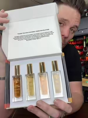 One thing I’ve learned about cologne is you don’t need one fragrance for EVERY occasion. 😅 Something warm and woody might be perfect for dinner, while vanilla, tobacco, or coffee and whiskey gives you a completely different vibe. That’s why sampler sets like this are so much fun. #tiktokshop #tiktokshopfinds #cologne #mensgrooming #fragrancetiktok