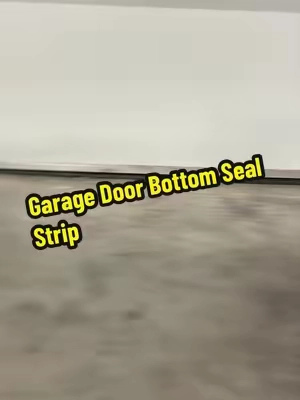 VEVOR Heavy-Duty Garage Door Bottom Seal Strip, U+ O-Ring Combination with Aluminum Plate, 16 ft Long Weatherproof Seal with 5/16in T-Ends & 3.75in Width, Insulation for Shops, Easy Installation, Blocks Air, Moisture, Dust, Insects, Black. #vevortools #vevorttshop #garagedoorseal #garagedoor #garageseal @VEVOR Store 