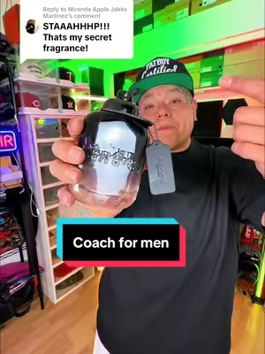 Replying to @Miranda Apple Jakks Martinez smells soo good #coach #coachformen #cologne #menscologne #coachcologne 