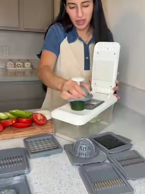 Máquina para picar, rallar verduras o frutas para que te prepares tus picos de gallo en segundos #chimol #picador #blackfriday #tiktokshopstockup #tiktokshopfalldealsforyou 