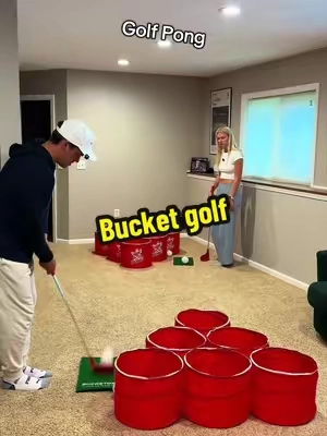 I can’t lose! #bucketgolf #poppong #golfgame 