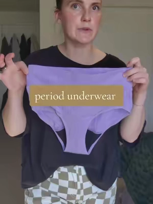 plus i have heard people say their flow is lighter with these!!  #tiktokshopcreatorpicks #periodunderwear #womensunderwear #periodhack #period 