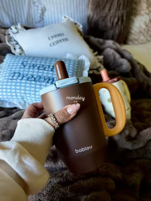 my coffee has never looked cuter☕️🎀 @Bablov Store #bablov #bablovtumbler #tumbler #tumblers #tumblersoftiktok 