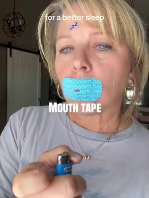 Mouth taping for a better sleep @BoomBoom #nasalbreathing #mouthtape #bettersleep #snoring #boomboom