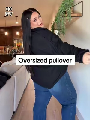 The way you will immediately go back for more colors! @@SheWin_USA##plussizefashion##pullover##leggingsoutfit##oversizedtop##fallfashiontrends