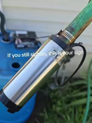 POV: You’re still dumping fuel and water the slow way when this 12V pump can empty a tank while you stand there ⛽💧 This 12V Portable Submersible Transfer Pump clips to a car or truck battery and is rated for water, diesel, kerosene, and oil. Strong flow for barrels, tanks, boats, farms, and emergency jobs. No siphon. No mess. Drop it in. Flip it on. Let it run. If you move these liquids more than once, this pump pays for itself in time saved. Drop a ⛽ if you need this! Tap the orange cart 🛒 #SubmersiblePump #FuelTransferPump #12VPump #DieselPump #GarageTools 
