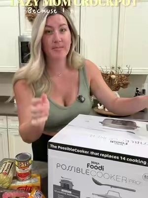 Crockpot season is here! I had my eye on this one because this girl HATES dishes from cooking! Prepare to be sick of all the recipes you see me making in this! #easydinnerideas #crockpotdinners #crockpotmeals #crockpotrecipes 