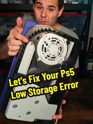 Let's Fix Your Ps5 Low Storage Error so your ready for the new gta6 drop  #ps5 #upgrade #storage #tiktokshopfalldealsforyou #tiktokshopstockup 