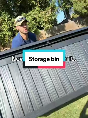 #outdoorstorage #storagebin #outdoorstoragebin #tiktokshopcreatorpicks 