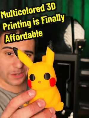 Multicolored 3D Printing is Finally Affordable for everyone! #3d #DIY #3dprinting #tiktokshopstockup #tiktokshopfalldealsforyou 