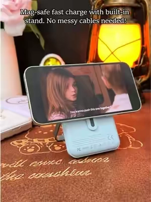🔥🔥Amazing price, charge your phone without messy cables.📱🔋#fyp #wirelesscharging #magneticpowerbank #phonecharger 