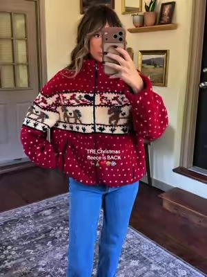The vir@l Christmas fleece is BACK #christmas#fleece 