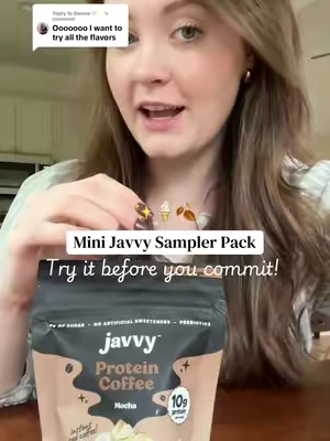 Replying to @Baelee🤍✨ love this option! #javvy #javvycoffee #proteincoffee 