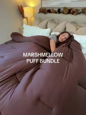 ☁️ the recipe to a delicious marshmellow puff bed @Mellow Sleep  #mellowsleep #mellowcomforter #marshmellow #mellow #viralbedding