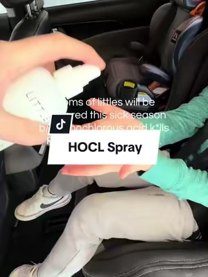 We will be keeping the sicknesses AWAY this sick season! Safe for babies, kids & pets!  #toddleressentials #hypochlorousacidspray #coldseason #tiktokshopcreatorpicks 