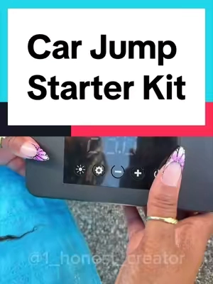 Replying to @rinnywilliams Ladies never leave home without this car jump starter kit #jumpstarter #portablejumpstarter #TikTokshopBlackFriday #SuperBrandDayBFCM #TikTokShopCyberMonday