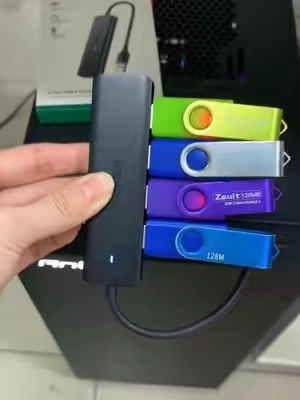 End the USB port struggle for good! This 4-port hub connects all your devices at once: Z SuperSpeed data transfer up to 5Gbps Universal compatibility across devices Perfect for both gaming and work 4 ports.No more excuses. Your cable chaos solution is here.#usbport #usbhub #gamingpc #laptop #TikTokshopbacktoschool