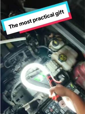 This bendable LED work light is seriously one of the coolest tools I've seen. 🔧💡#Tools #DIY#AutoRepair #Mechanic #garagetools 