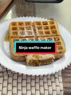 Non stick waffle maker that is quick, easy, and no mess! #holdiaybreakfast #ninjawafflemaker #wafflemaker #christmasgifts #easybreakfast 