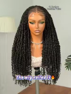 This is the type of hair you remember. 🤎✨#frodiohair #sohochic #wig #veralux #fyp #tiktokshopstockup #braidwig #braidstyles #fulanibraids