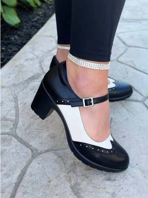 Dream Pairs Tuxedo Mary Jane Heels #dreampairs #heels #womenshoes #shoesforwomen 