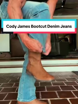 The Cody James Men’s Rattler Wash Wyatt Slim Bootcut Stretch Jeans combine classic western denim style with a slimmer fit and comfortable stretch. They sit great over boots without all the extra bagginess through the legs. Easy to pair with a T-shirt, polo, or button-down for an everyday western look. #bootcutjeans #denimjeans #cowboystyle #mensstyle #countrystyle 