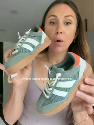 Moms, if you’re rushing out the door every morning these have the no tie stretchy laces that they can get on quickly + they have so many cute color ways to choose from.  #kidsshoes #shoes #kidsfashion #kid #toddler 