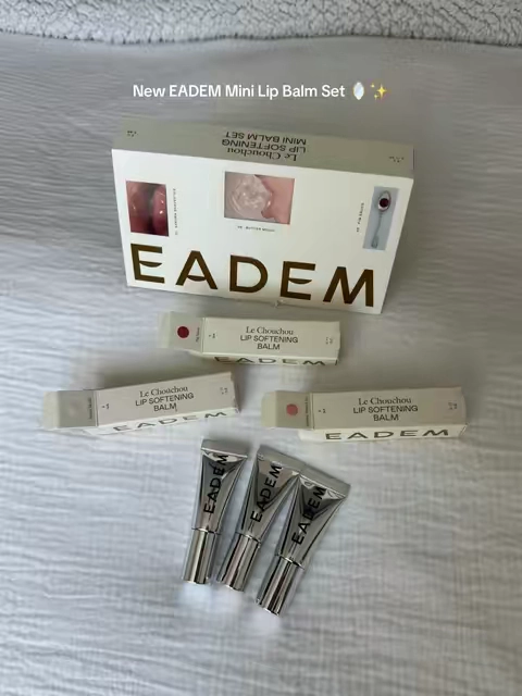 Literally the best lip balm out there. Fig Sauce is the perfect everyday mauvey nude 👏🏼✨ @EADEM #eadem #lipbalm #giftset #miniset #giftideasforher 