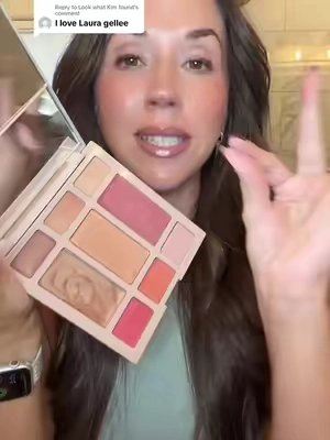 Replying to @Look what Kim found  #makeuppalette #lauragellerbeauty #makeupkit  