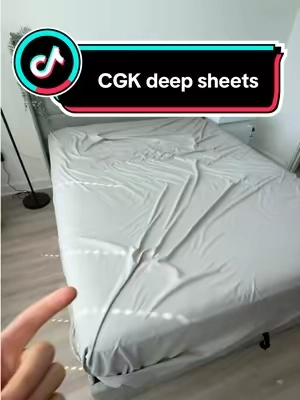 CGK did it right#bedding #coolingsheets #tiktokmademebuyit #sheets 