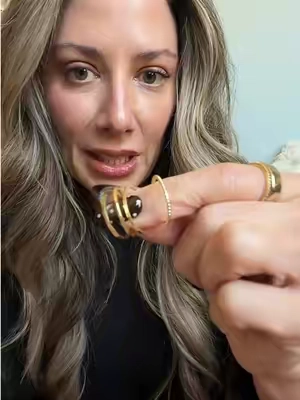 Pavoi 14K gold plated stacking ring set #pavoi #ring #stackingrings #rings #tarnishfreejewelry 