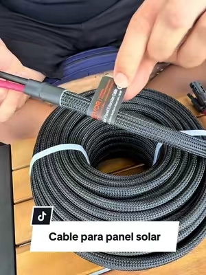 #VEVOR 100FT (30.48 m) 10 AWG MC4 #SolarPanelExtension Wire, Tinned Copper Wiring, IP67 Water-Resistant, Flame-Retardant, Low-Resistance, Sun-Protected, Female and Male MC4 Connectors, All-Weather for Outdoor RV Install & Solar Power Use #cable #TikTokShopBlackFriday #tiktokdealsforyoudays 
