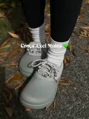 Shop Crocs Axle Mule in the link today!! #fyp #autumnslippers #fashiontok #axlemule