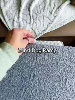 If your little dog is constantly jumping on and off the couch or bed, those repeated jumps can put extra stress on their spine and joints. 🐶 A dog ramp gives them an easier way up and down while still letting them stay close to you. Perfect for small dogs, senior dogs, and pups with shorter legs. 🐾 #dogramp #dogparents #petaccessories #smalldogessentials #seniordogs 