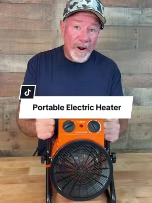 VEVOR 1500W Electric Greenhouse Heater with Thermostat, Fire-Resist Tube, 25° Adjustable Angle, IPX4 Rating, Overheat Shut-Off, Fan+Heat Modes, Heat+Ventilate Function, Portable Handle for Grow Tent, Home Use ##electricheater##heater##portableheaters##tiktokshopcreatorpicks##TikTokShopFalIDeal@@VEVOR Home Improvement  