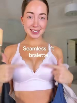 Finally a bra that lifts without a single wire digging in 😮‍💨 Maidenform's seamless bralette is giving all-day comfort with actual support #maidenform #comfortandlift #seamlessbra #nowireunderwire #alldaysupport 