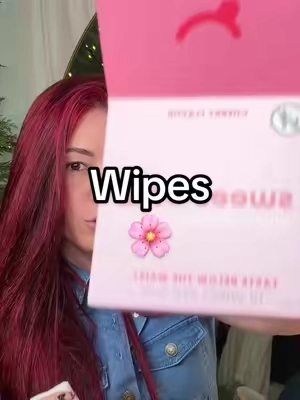 Me encanta 😊 #sweet #cherry #wipes #box #women 