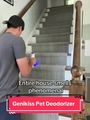 Just a few seconds of spray and your our smells brand new again! #odorelimination #tiktokshopcreatorpicks #petodoreliminator #dogodor #CleanTok 