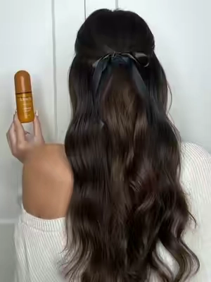 caramel cream on repeat 🤎 are you wearing this all fall? 👀 #hairperfume #caramelcream #fallaesthetic #kitsch #Later 