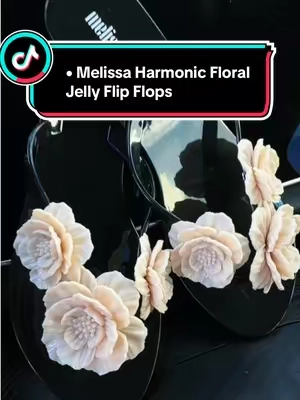 Melissa Harmonic Springtime Women's Floral Jelly Flip Flops - Feminine Look Toeless Footwear for Casual Wear, Cute Casual Flipflop Shoes ##melissashoes##sandals##flipflops##jellyflipflops##TikTokShopFallDealsForYou