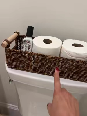 Such a simple upgrade #storagebasket #homedecor #brownlily #Home #storage 
