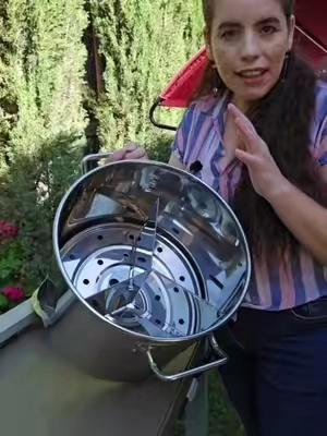 Olla tamalera de acero inoxidable, stainless steel pot #olla #tamales #pot #tiktokshopcreatorpicks #ollas 