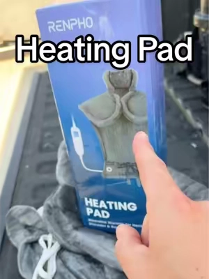 Heating Pad with adjustable heat settings and timer. #HeatingPad #GiftIdeas #CozyFinds #HomeComfort #TikTokShop